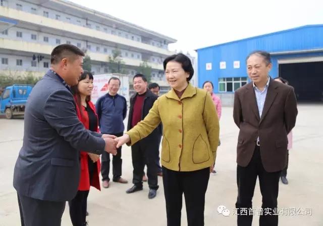 江西省人大常委會副主任一行蒞臨首普實業(yè)慰問及指導(dǎo)工作
